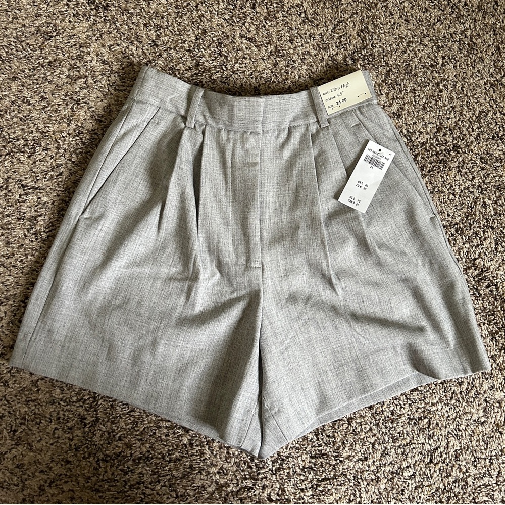 Abercrombie & Fitch High Waist Trouser Shorts